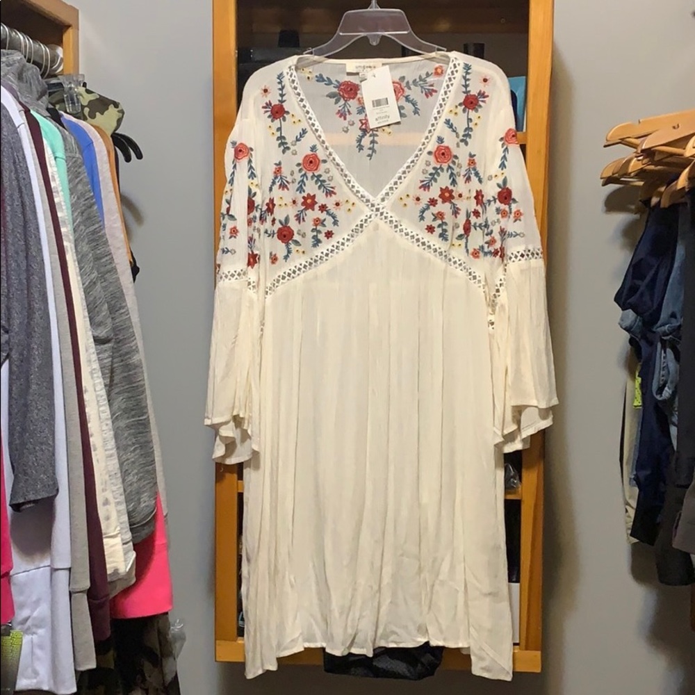 NWT Embroidered Umgee Boho Dress Size 2X